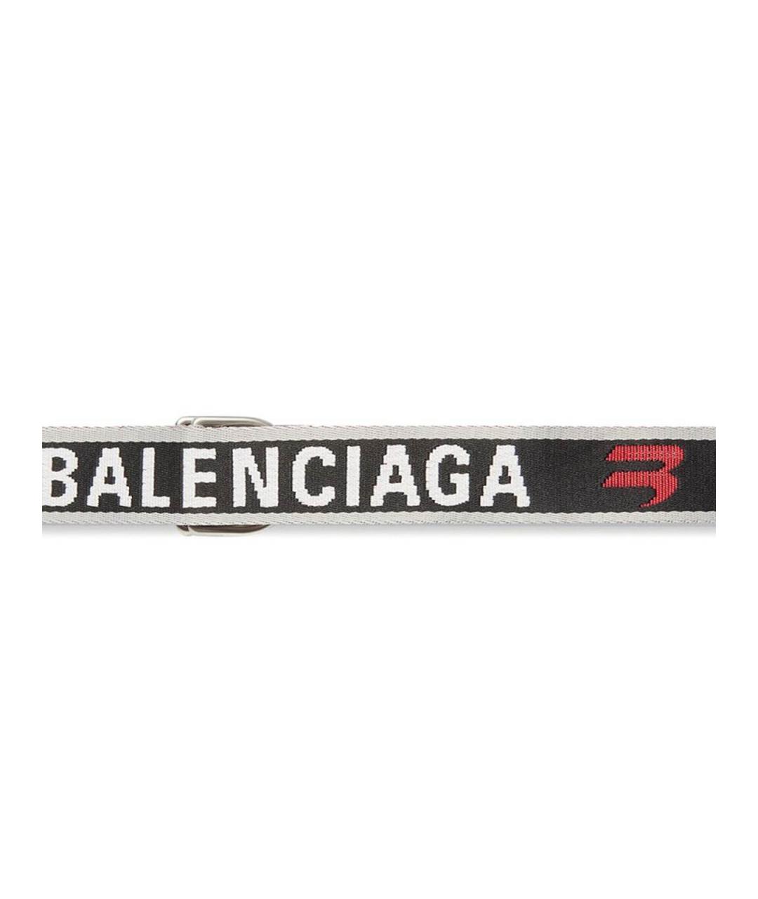 BALENCIAGA Черный ремень, фото 3