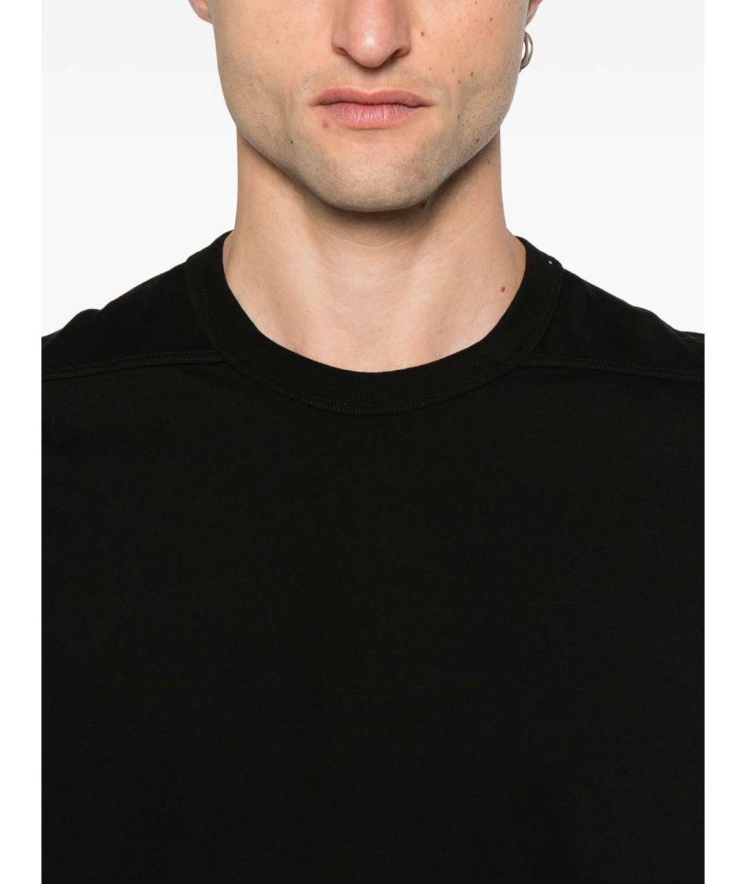 RICK OWENS Черная футболка, фото 2