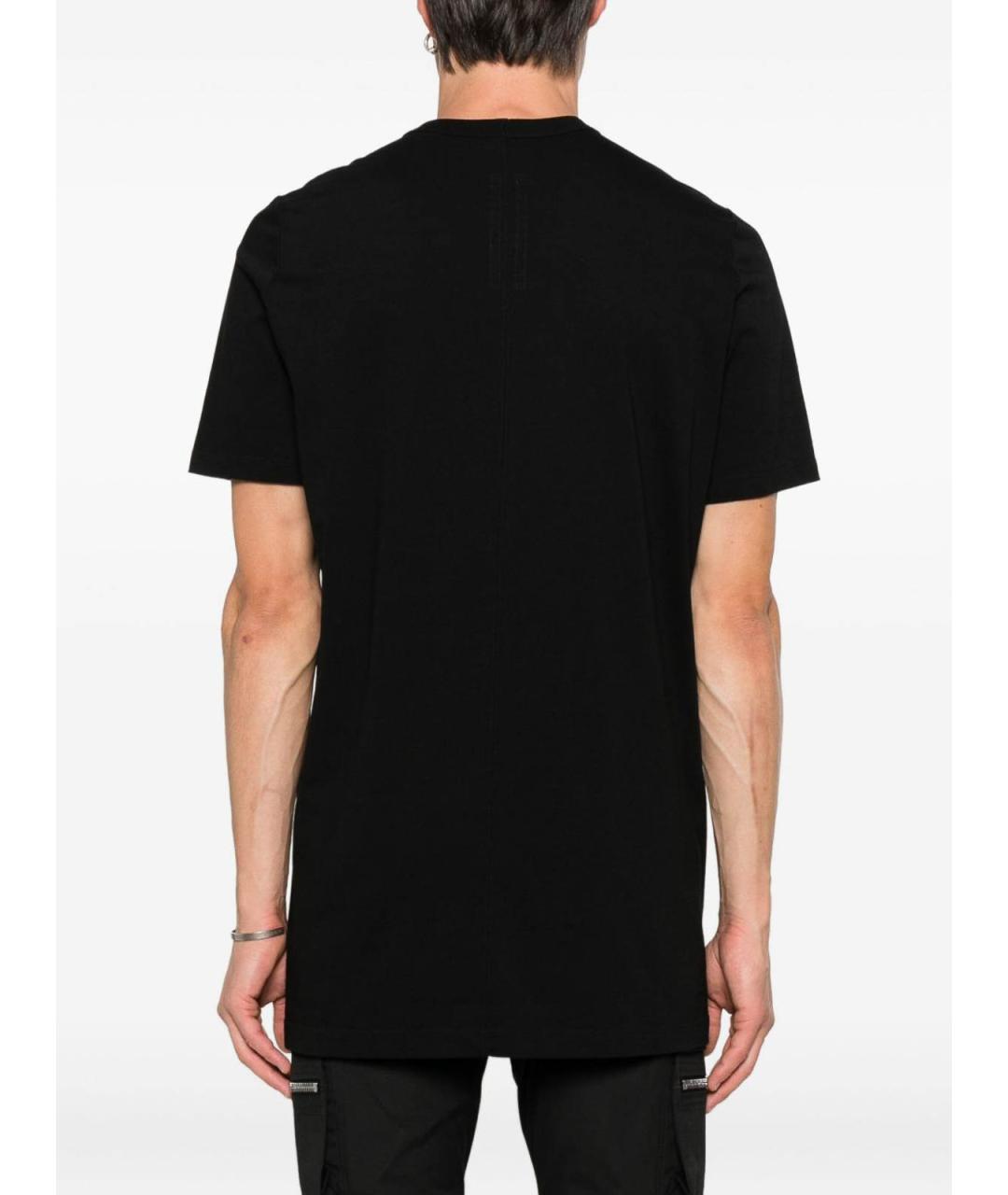 RICK OWENS Черная футболка, фото 4