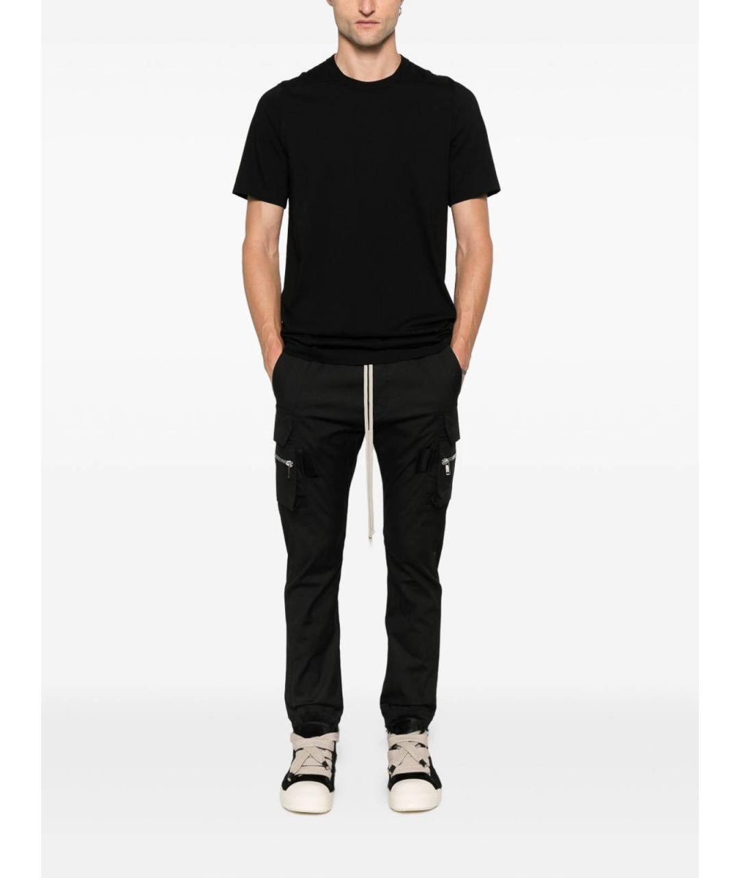 RICK OWENS Черная футболка, фото 3