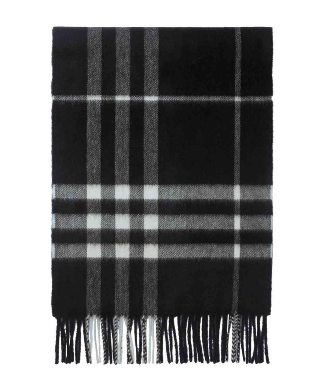 BURBERRY Черный шарф, фото 2