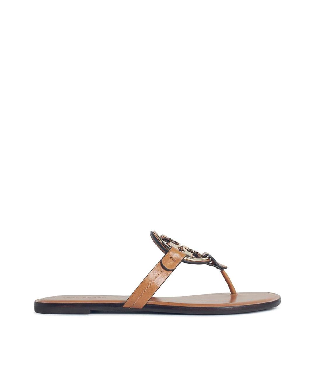 TORY BURCH Коричневые сандалии, фото 1