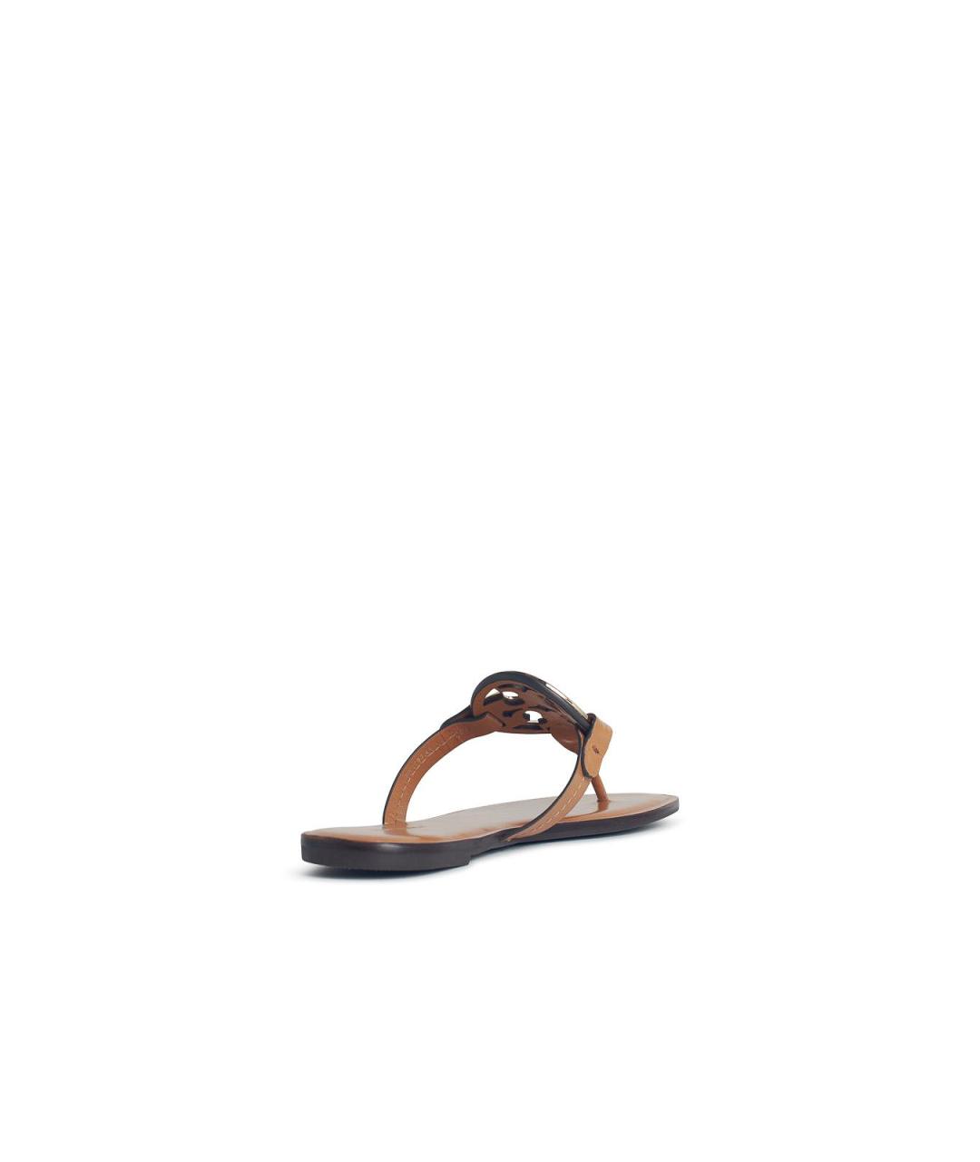 TORY BURCH Коричневые сандалии, фото 3