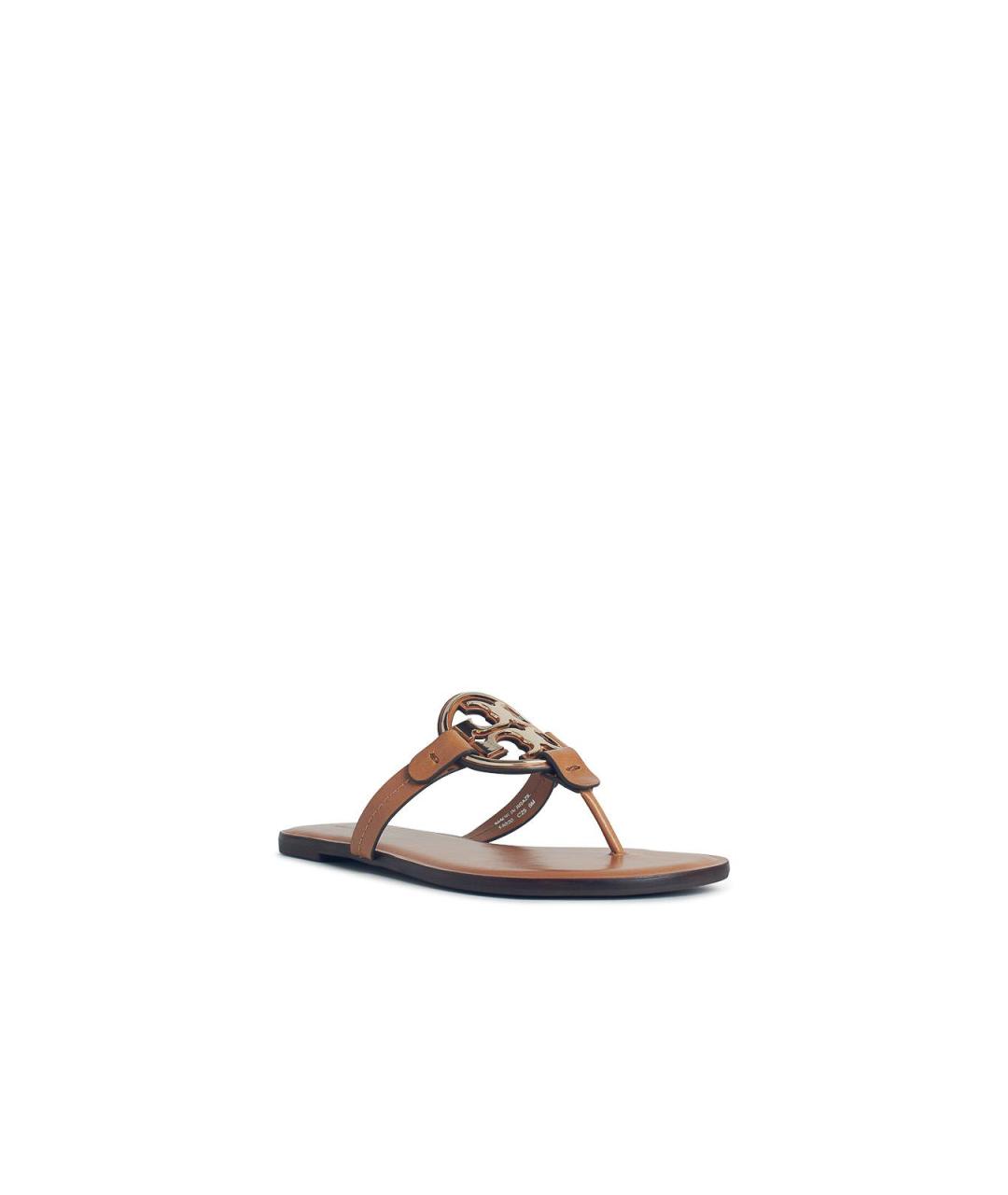 TORY BURCH Коричневые сандалии, фото 2