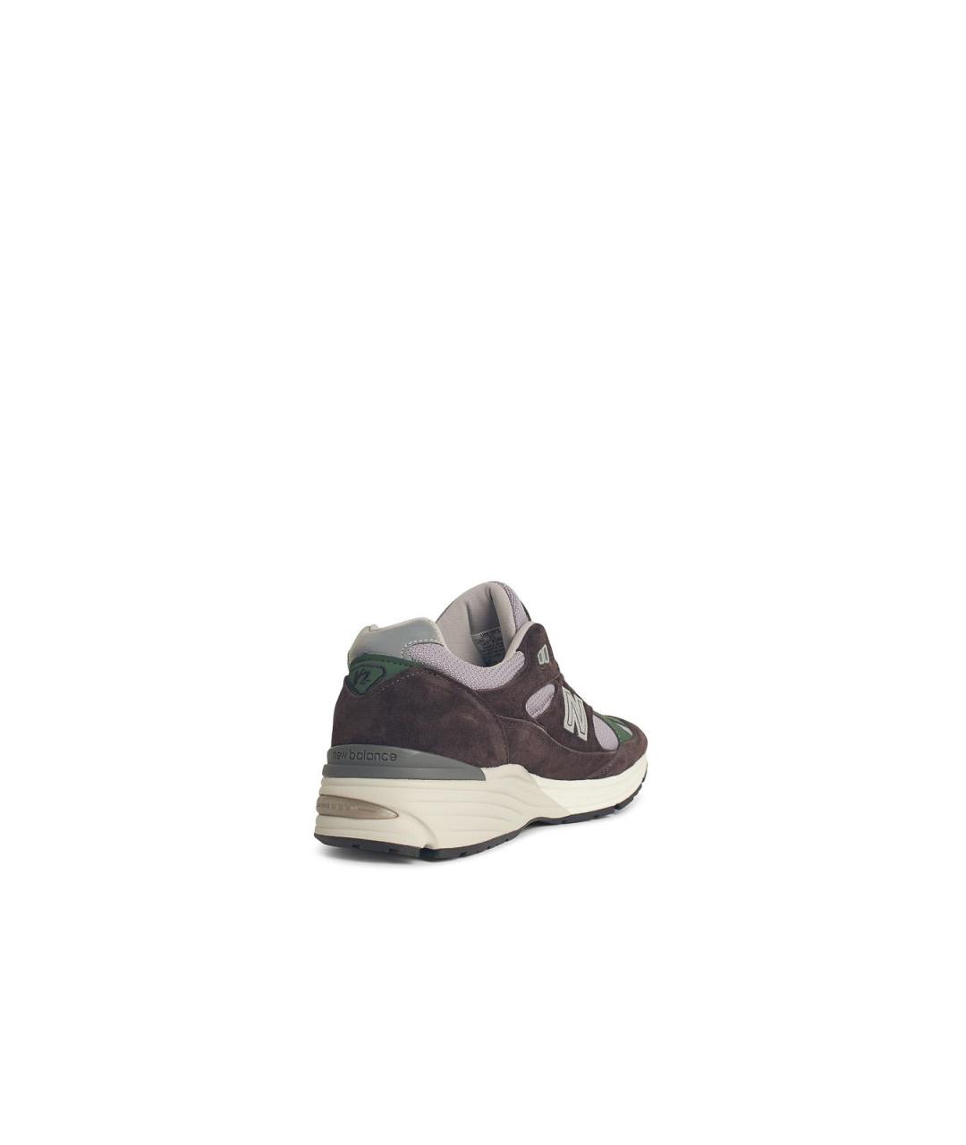 NEW BALANCE Коричневые замшевые низкие кроссовки / кеды, фото 3