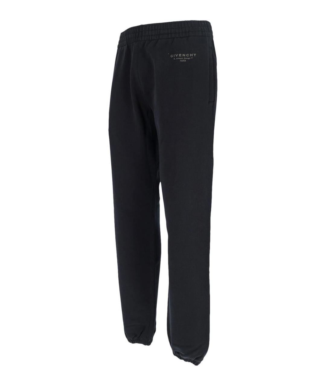 GIVENCHY Черные хлопковые повседневные брюки, фото 3