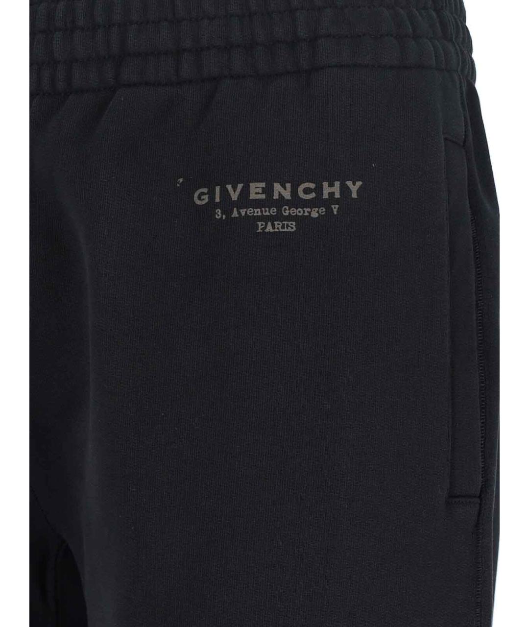 GIVENCHY Черные хлопковые повседневные брюки, фото 4