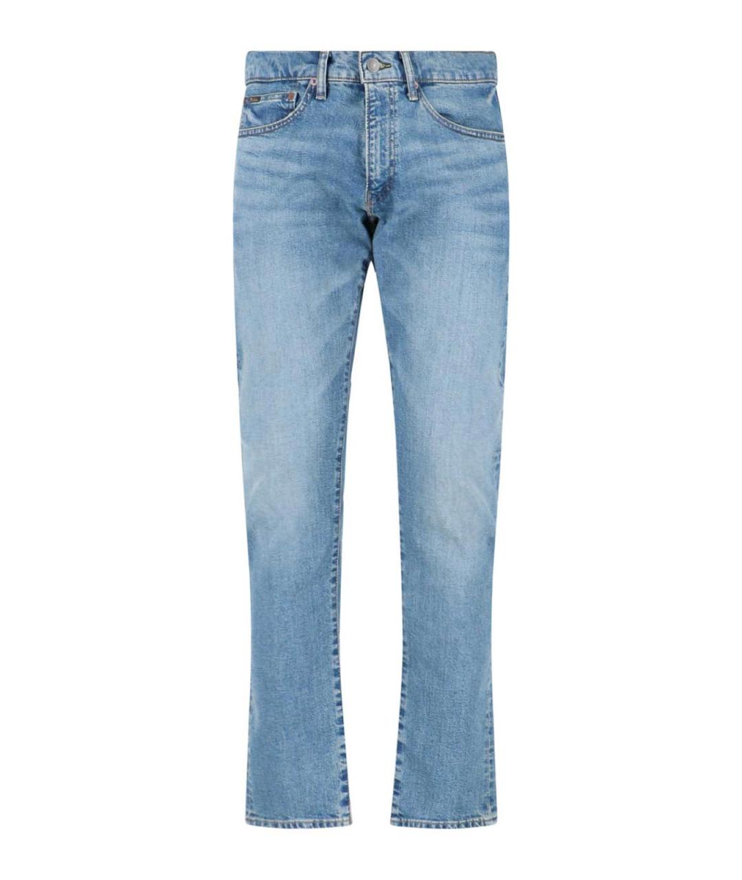 POLO RALPH LAUREN Синие хлопковые джинсы, фото 1
