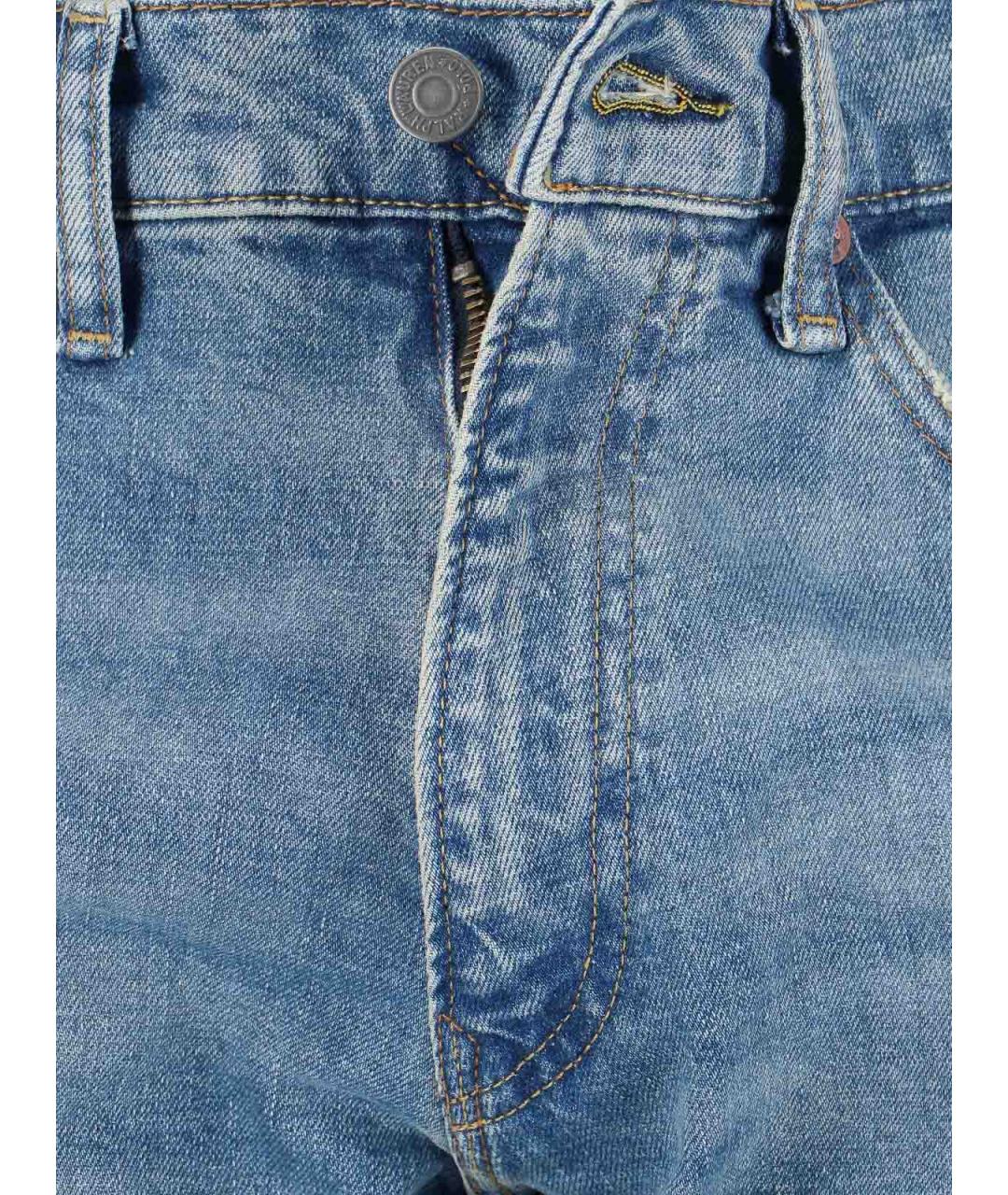 POLO RALPH LAUREN Синие хлопковые джинсы, фото 5