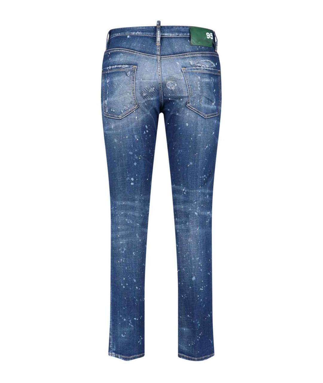 DSQUARED2 Синие хлопковые джинсы, фото 2