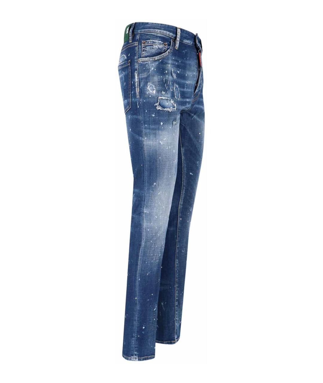 DSQUARED2 Синие хлопковые джинсы, фото 3