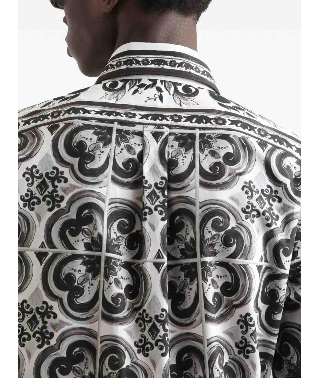 DOLCE&GABBANA Мульти хлопковая кэжуал рубашка, фото 2