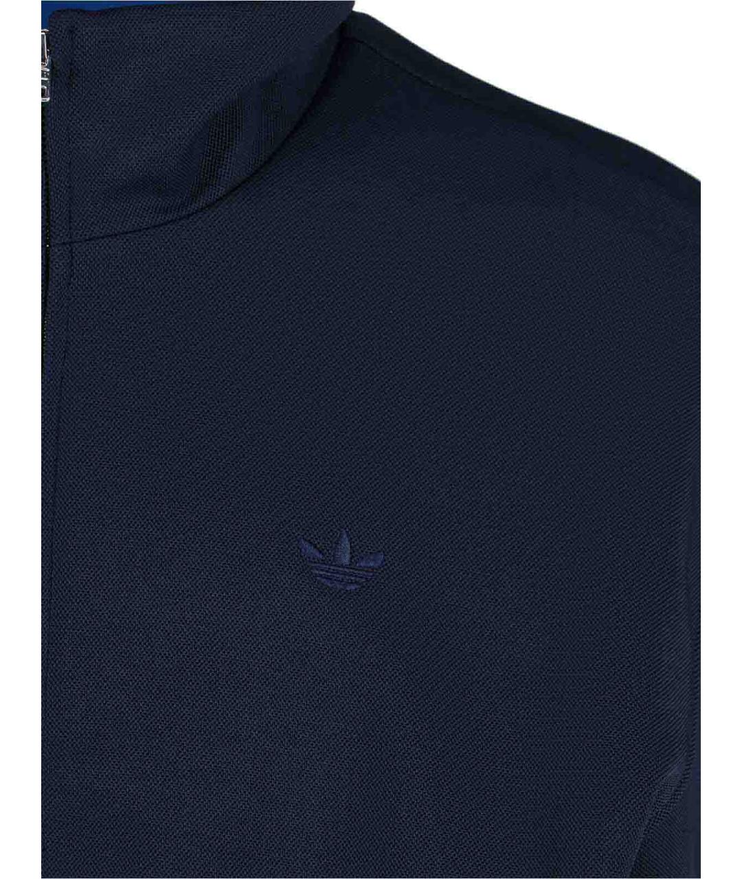 ADIDAS Синяя полиэстеровая куртка, фото 4