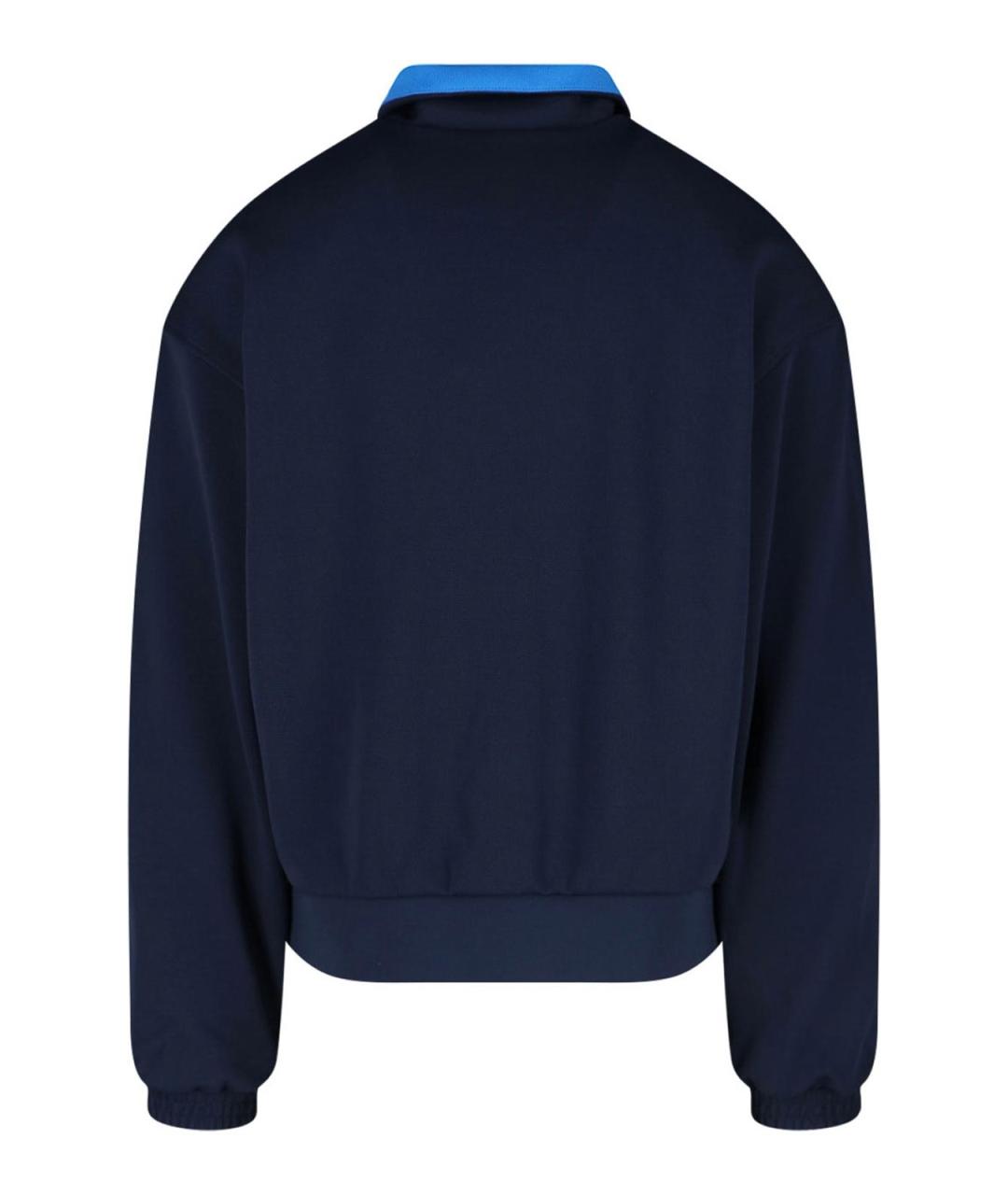 ADIDAS Синяя полиэстеровая куртка, фото 2