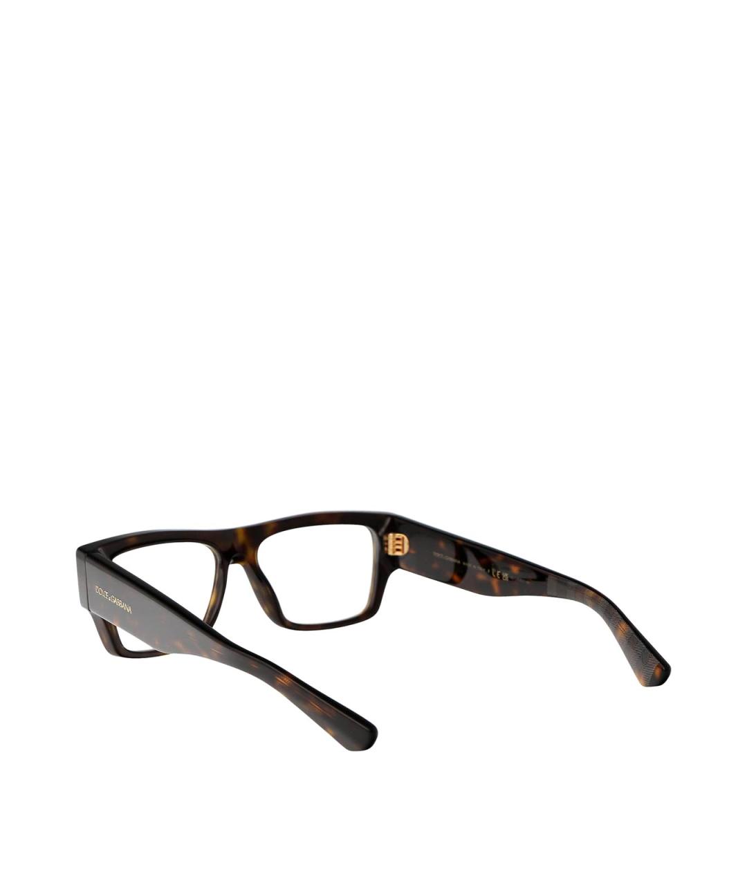 DOLCE&GABBANA Коричневые солнцезащитные очки, фото 4