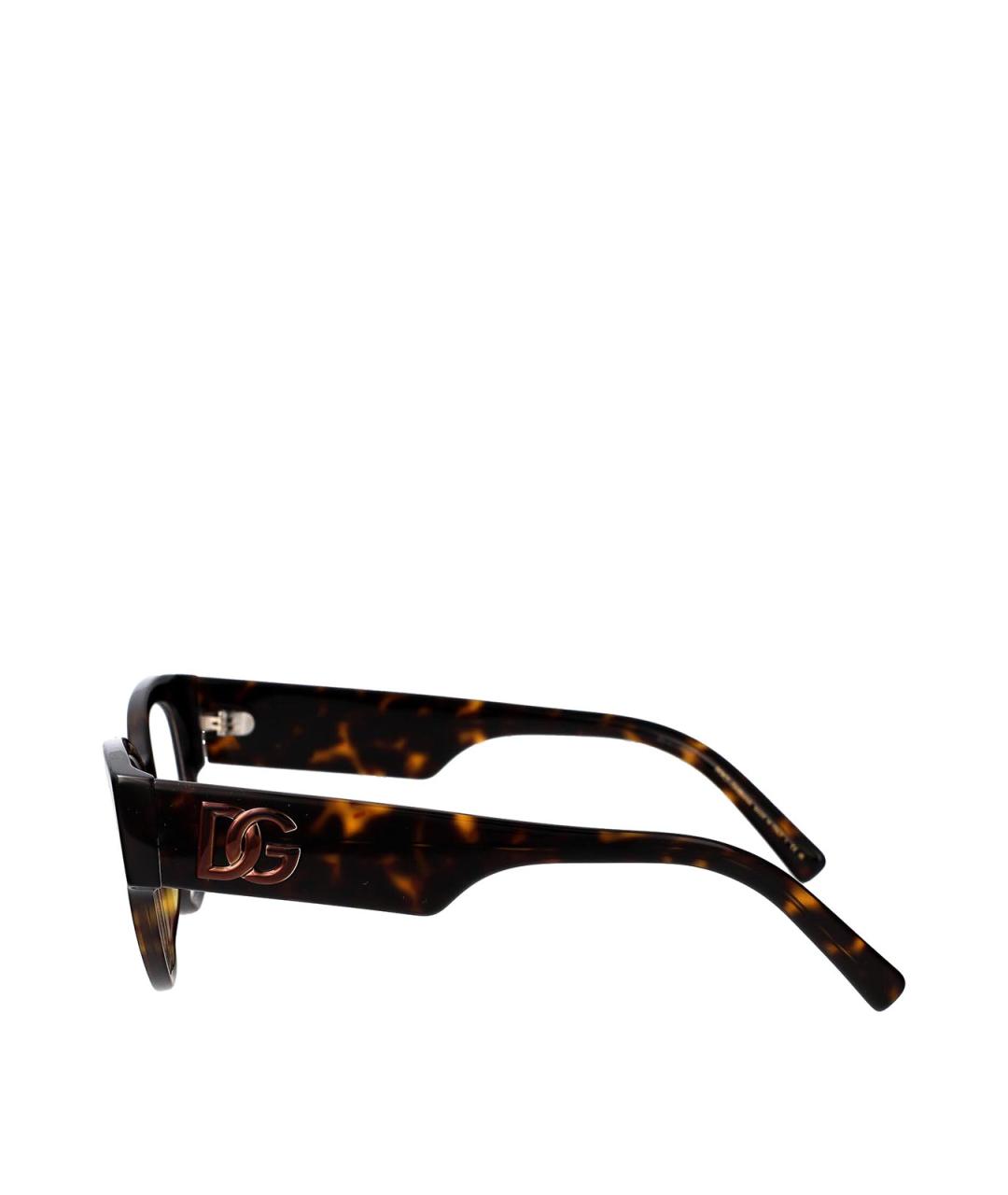 DOLCE&GABBANA Коричневые солнцезащитные очки, фото 3