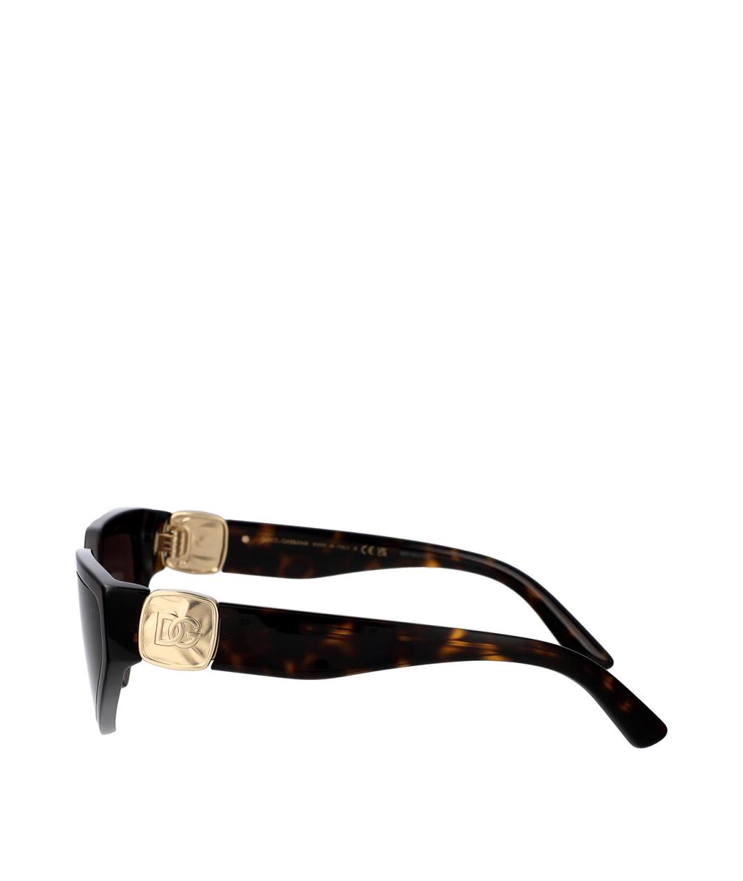 DOLCE&GABBANA Коричневые солнцезащитные очки, фото 3