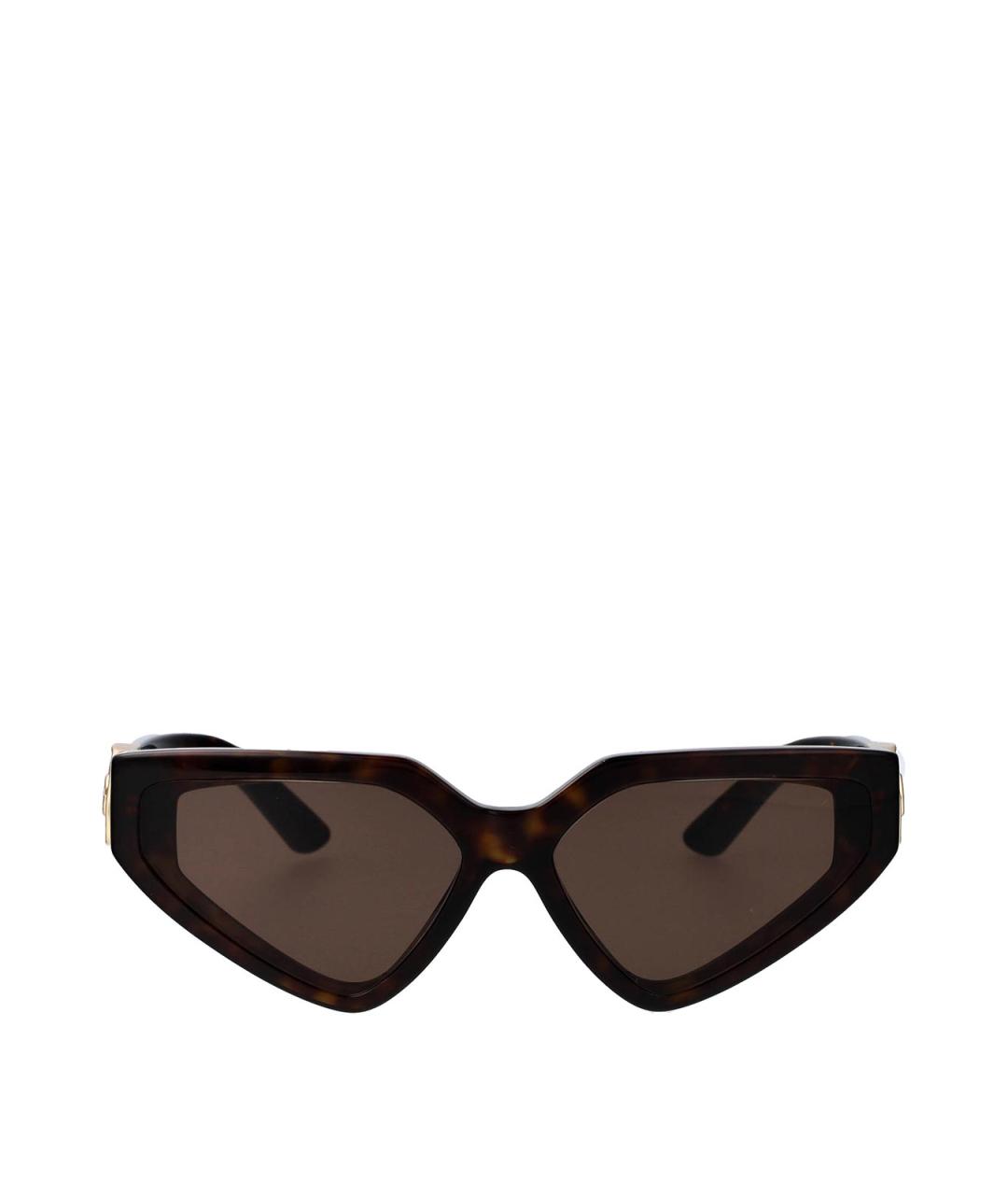 DOLCE&GABBANA Коричневые солнцезащитные очки, фото 1