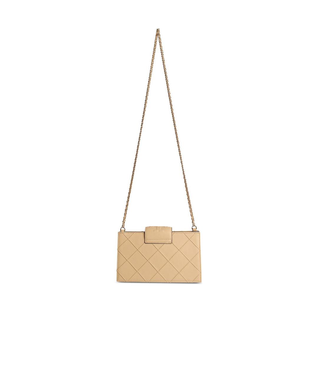 TORY BURCH Бежевый кожаный кошелек, фото 3