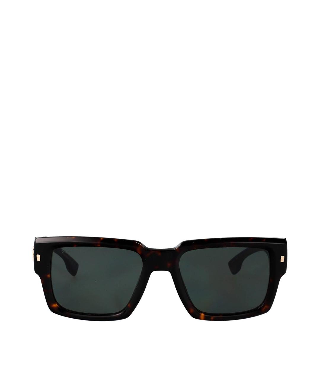 DSQUARED2 Коричневые пластиковые солнцезащитные очки, фото 1