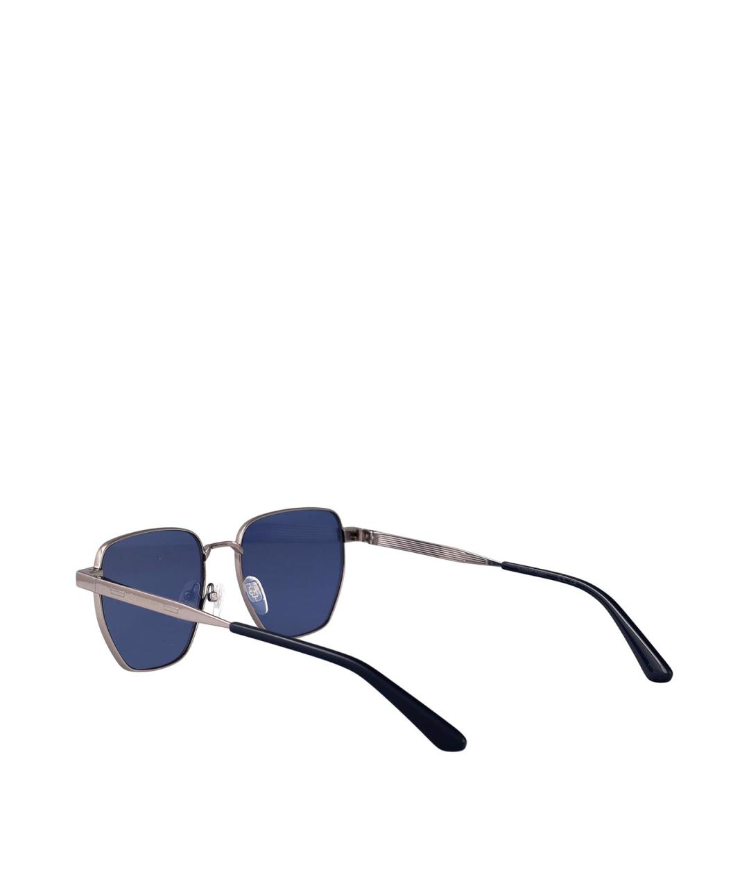 CALVIN KLEIN Серебряные металлические солнцезащитные очки, фото 4