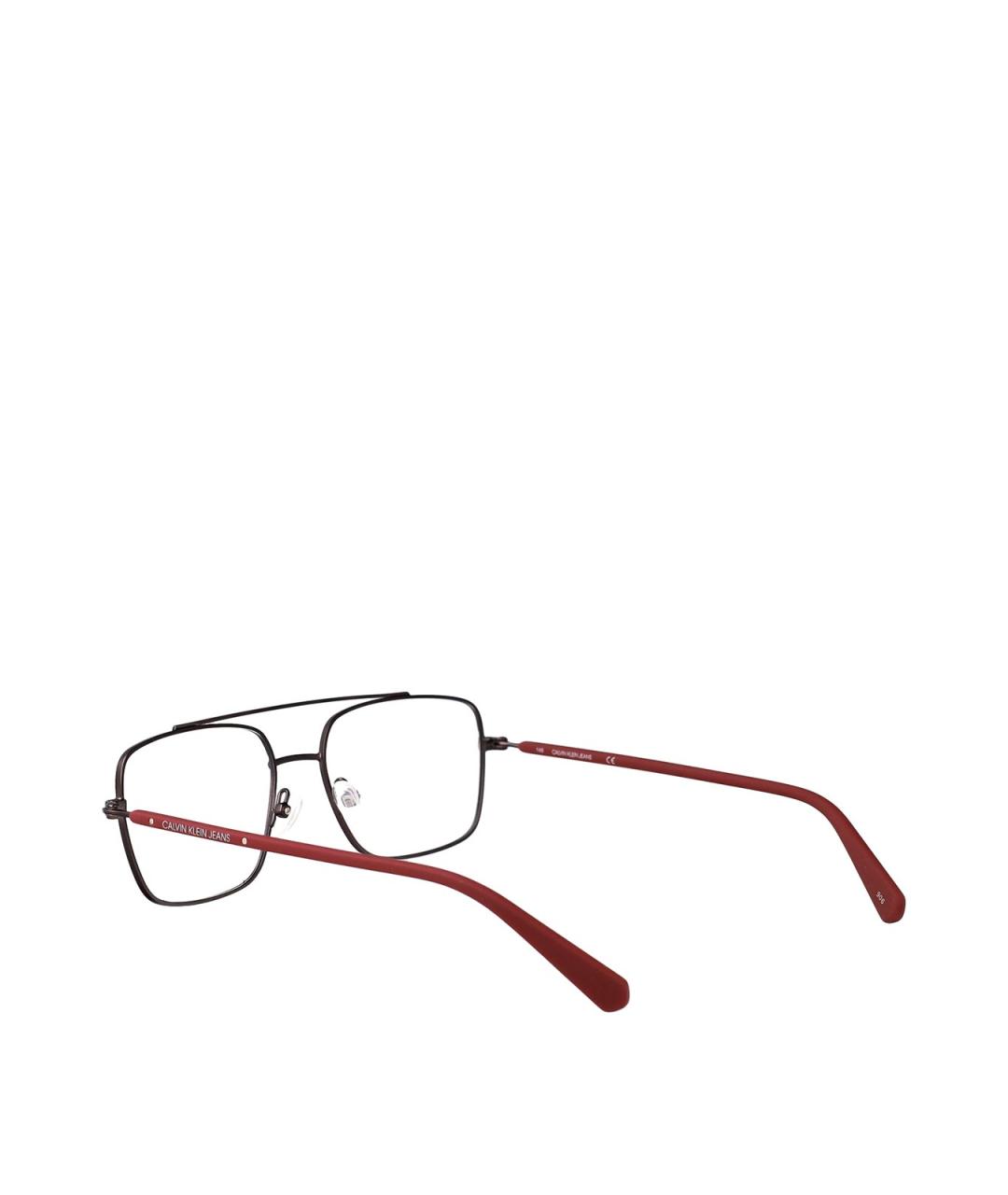 CALVIN KLEIN Серые металлические солнцезащитные очки, фото 4