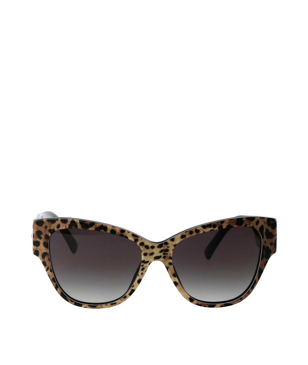 DOLCE&GABBANA Коричневые солнцезащитные очки, фото 1