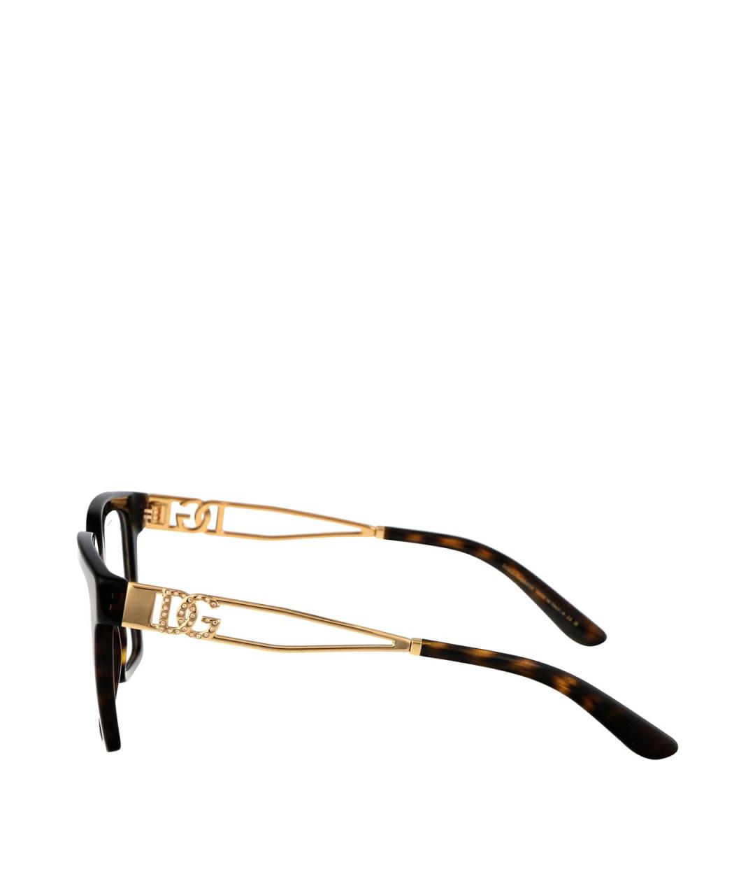 DOLCE&GABBANA Коричневые солнцезащитные очки, фото 3