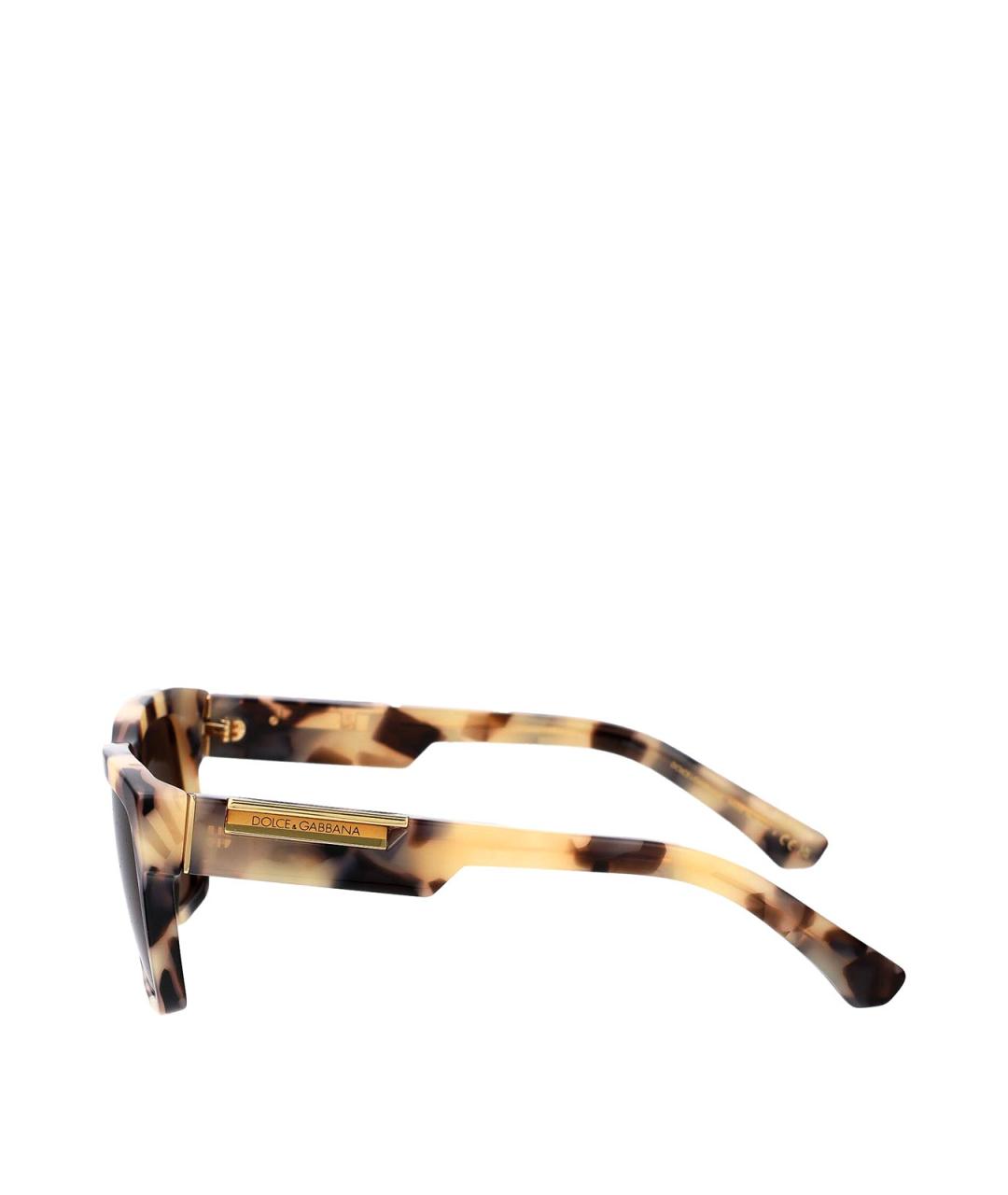 DOLCE&GABBANA Коричневые солнцезащитные очки, фото 3