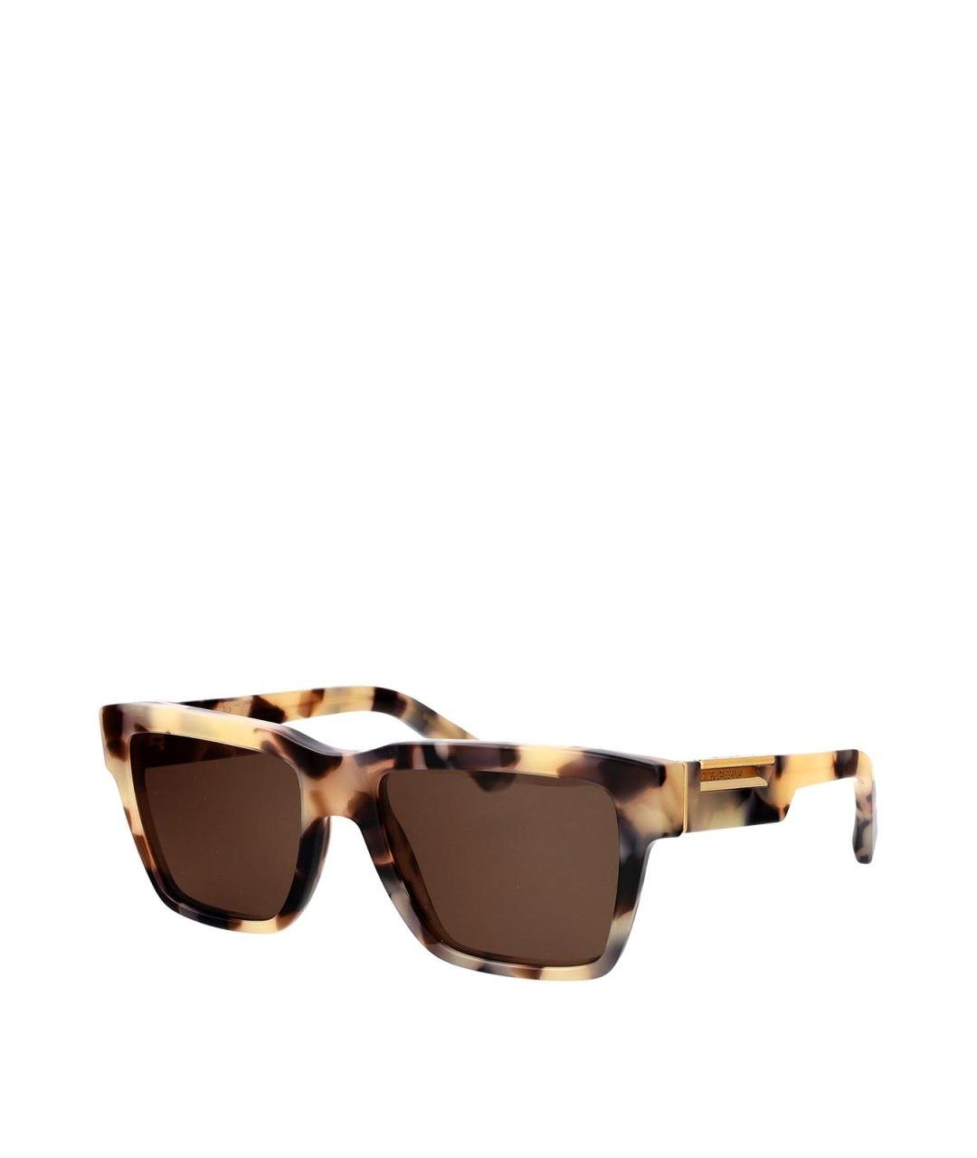 DOLCE&GABBANA Коричневые солнцезащитные очки, фото 2
