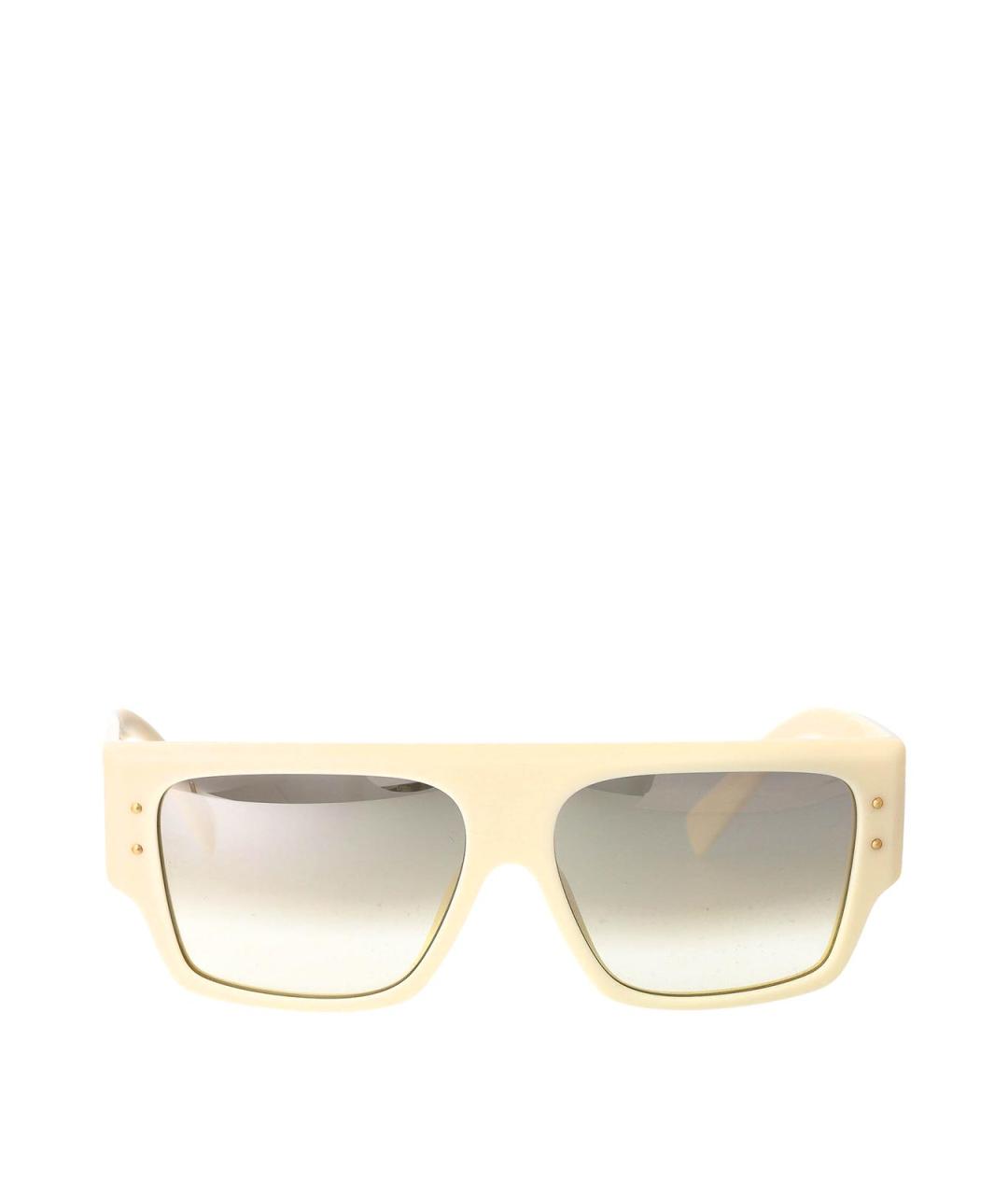 DOLCE&GABBANA Бежевые солнцезащитные очки, фото 1