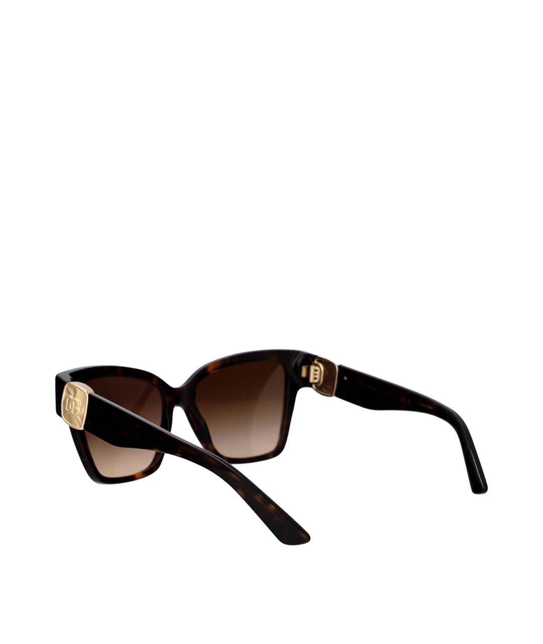DOLCE&GABBANA Коричневые солнцезащитные очки, фото 4