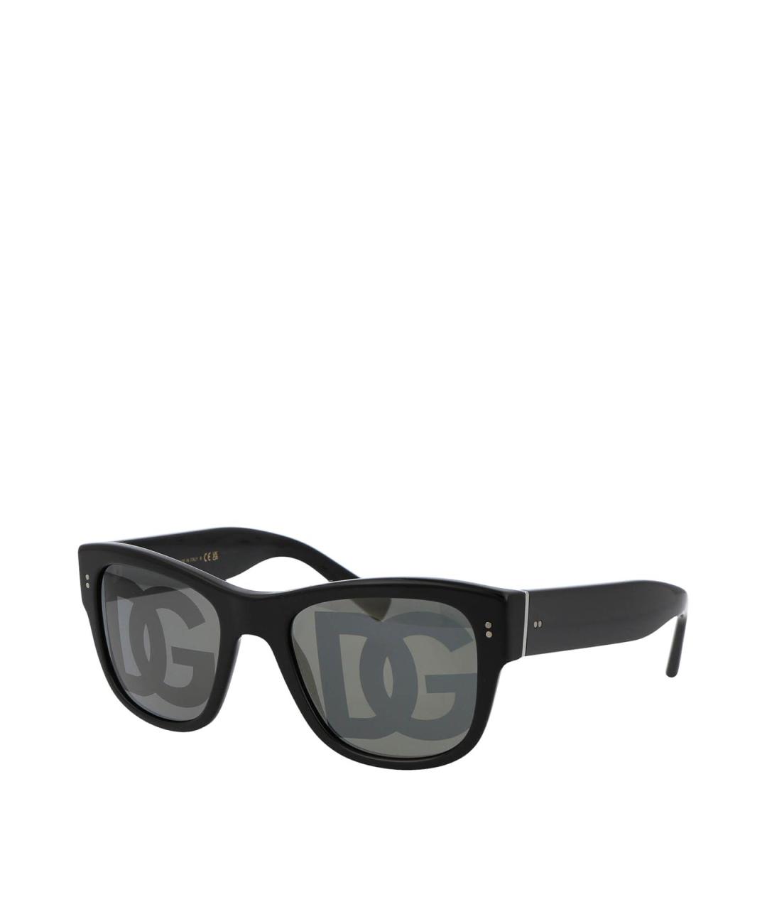DOLCE&GABBANA Черные солнцезащитные очки, фото 2