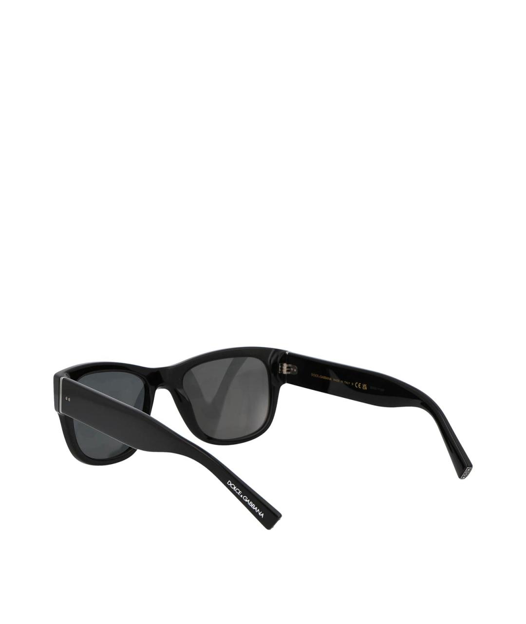 DOLCE&GABBANA Черные солнцезащитные очки, фото 4