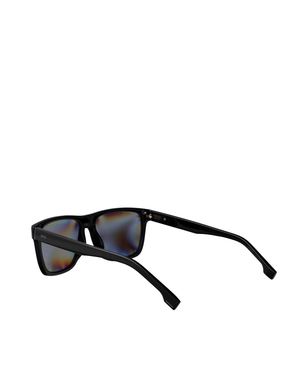 HUGO BOSS Черные пластиковые солнцезащитные очки, фото 4