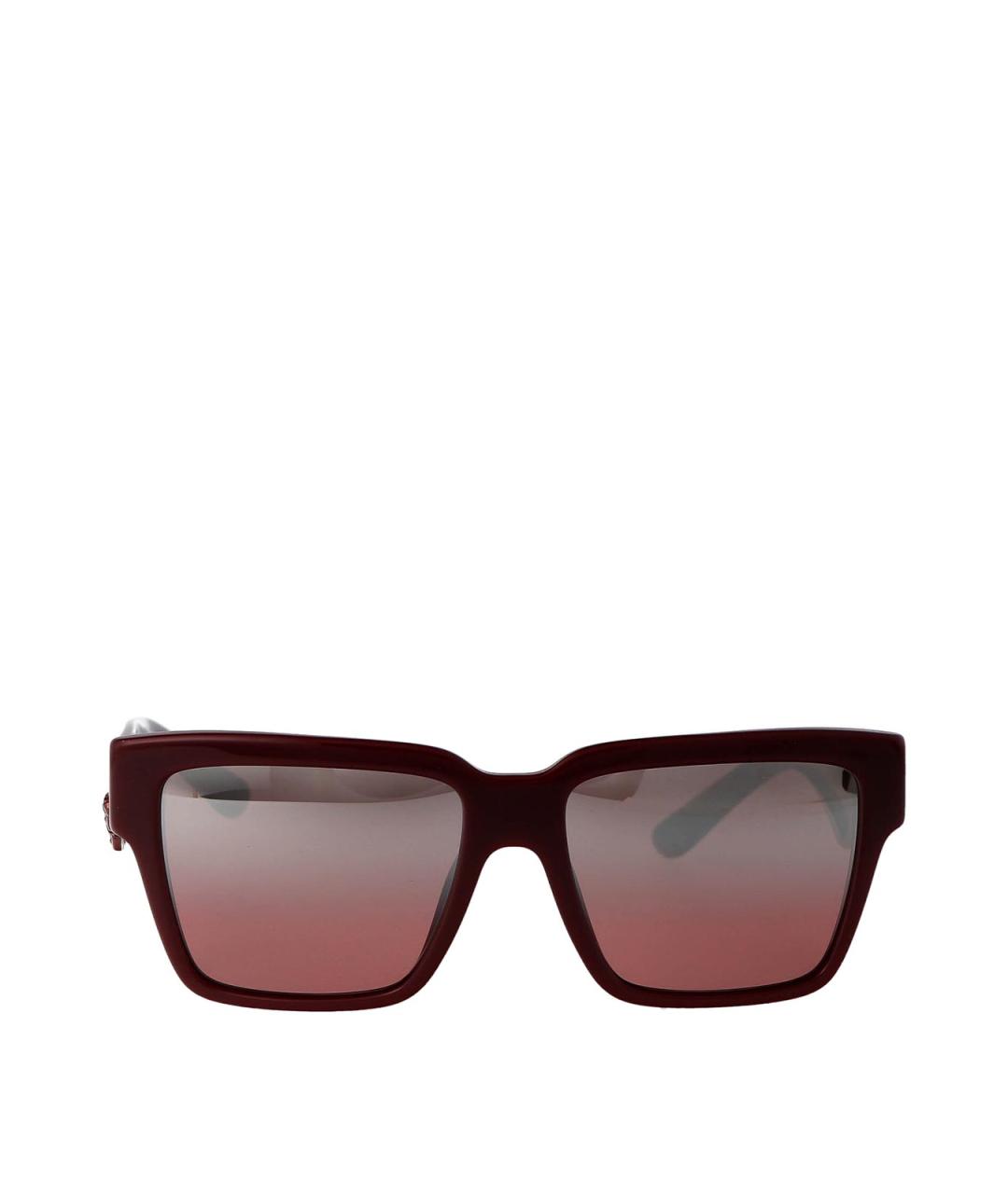 DOLCE&GABBANA Красные солнцезащитные очки, фото 1