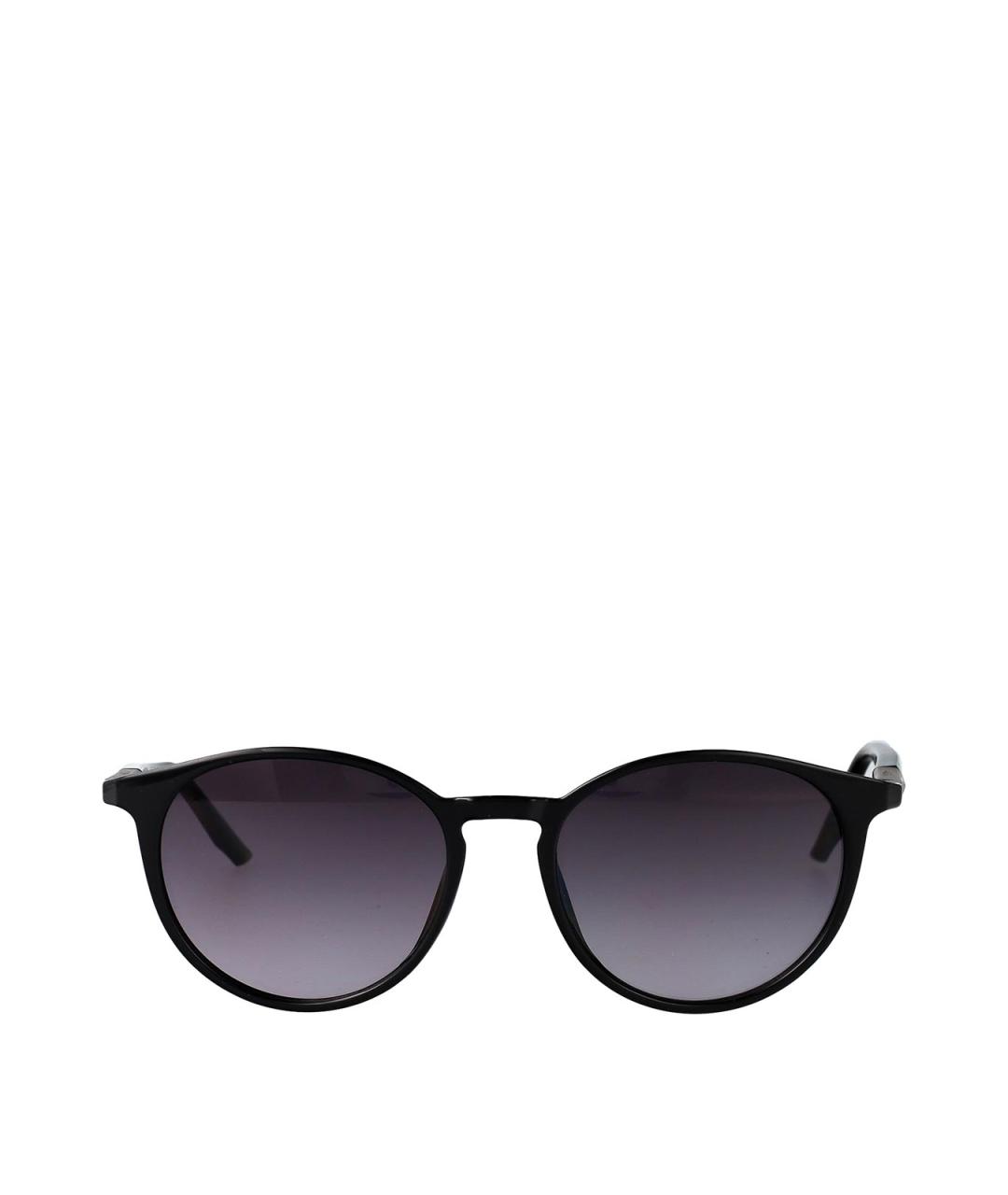 CALVIN KLEIN Черные пластиковые солнцезащитные очки, фото 1