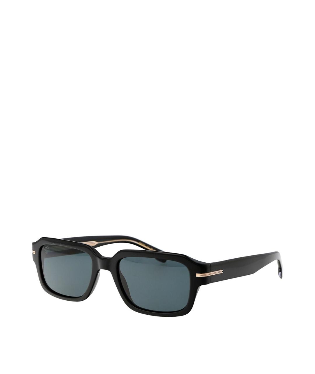 HUGO BOSS Черные пластиковые солнцезащитные очки, фото 2