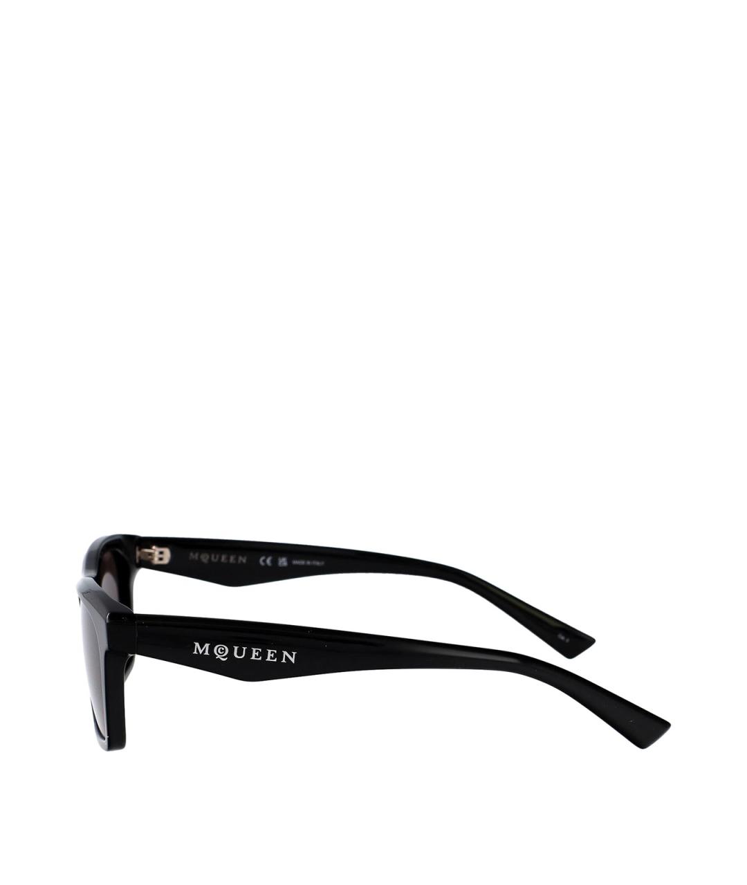 ALEXANDER MCQUEEN Черные солнцезащитные очки, фото 3