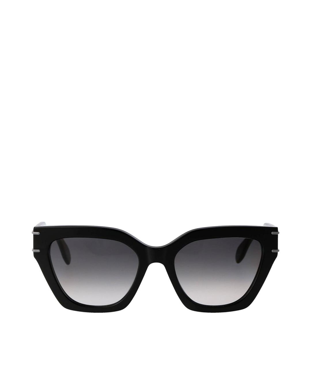 ALEXANDER MCQUEEN Черные солнцезащитные очки, фото 1