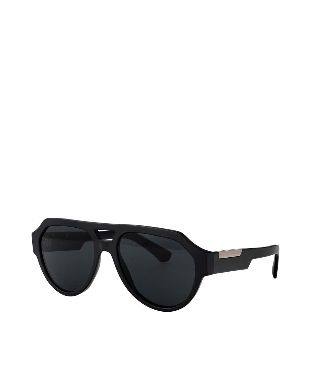 DOLCE&GABBANA Черные солнцезащитные очки, фото 2