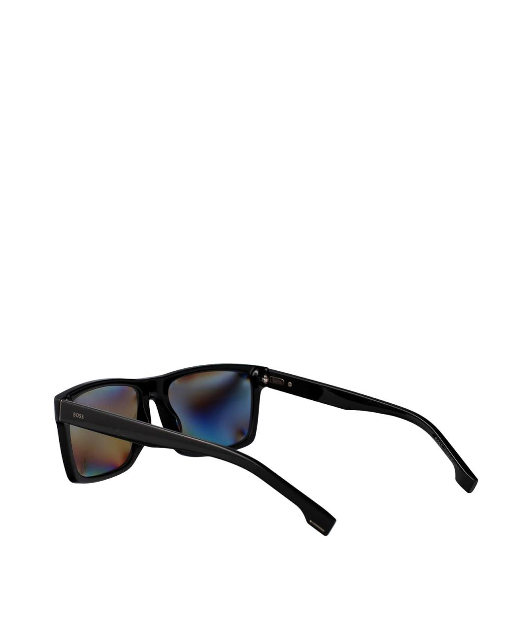 HUGO BOSS Черные пластиковые солнцезащитные очки, фото 4