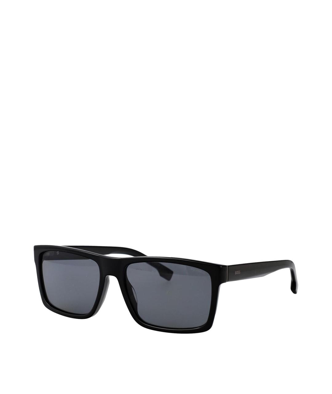 HUGO BOSS Черные пластиковые солнцезащитные очки, фото 2