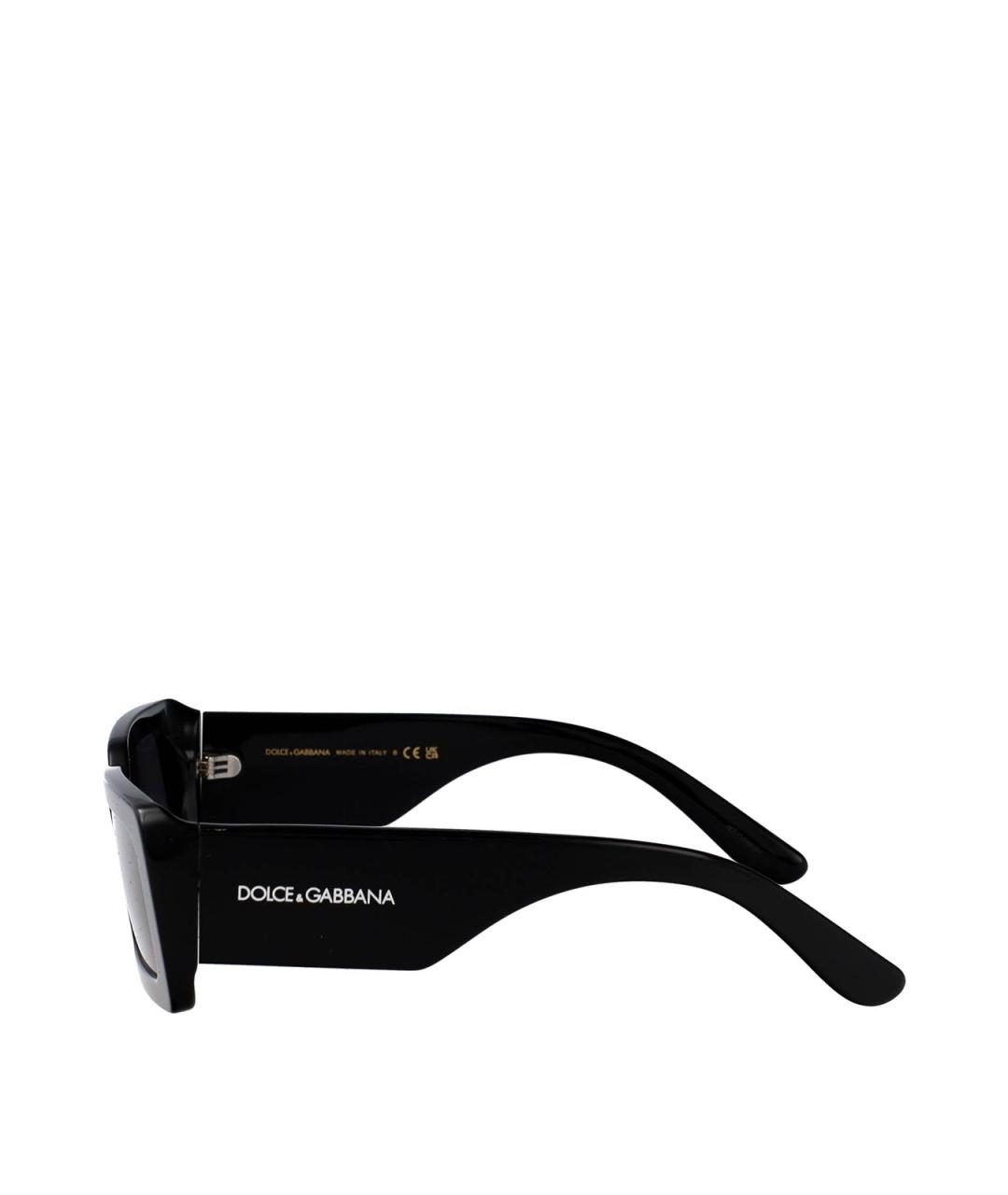 DOLCE&GABBANA Черные солнцезащитные очки, фото 3