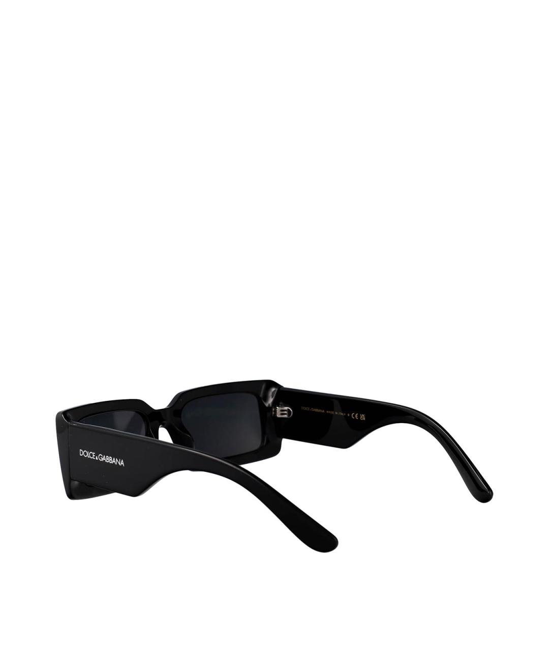 DOLCE&GABBANA Черные солнцезащитные очки, фото 4