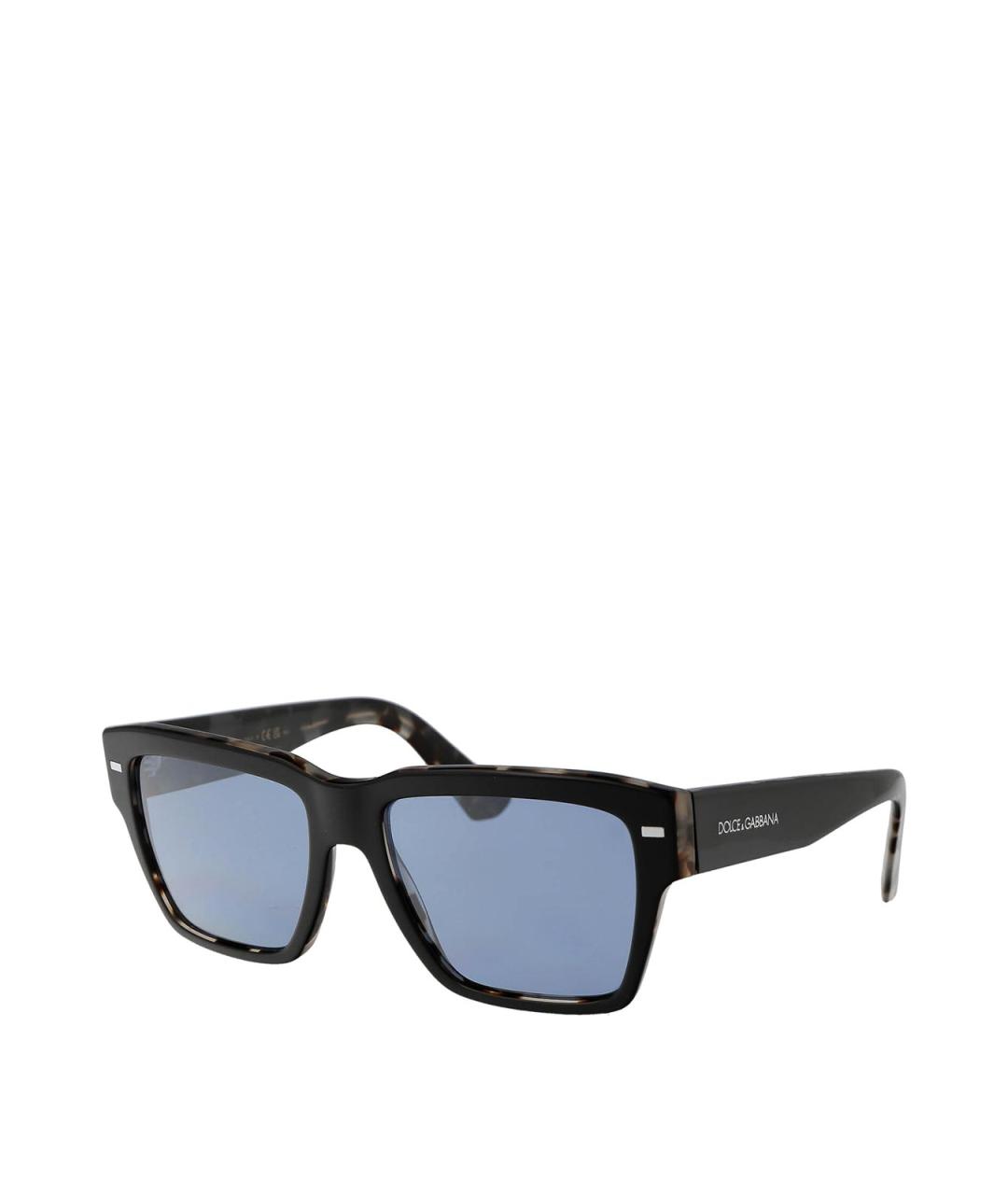 DOLCE&GABBANA Черные солнцезащитные очки, фото 2