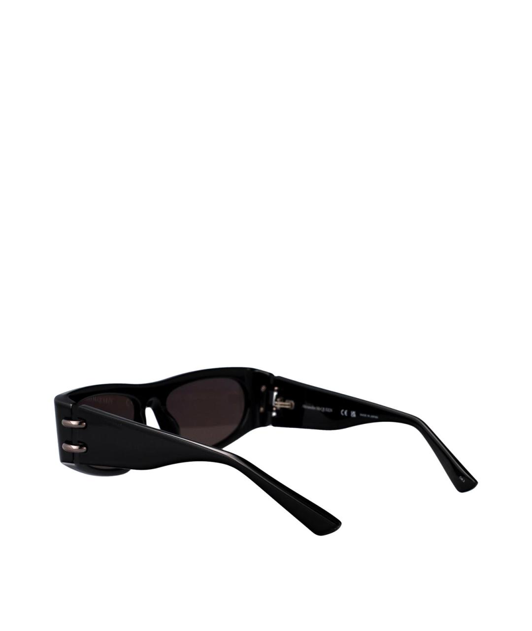 ALEXANDER MCQUEEN Черные солнцезащитные очки, фото 4