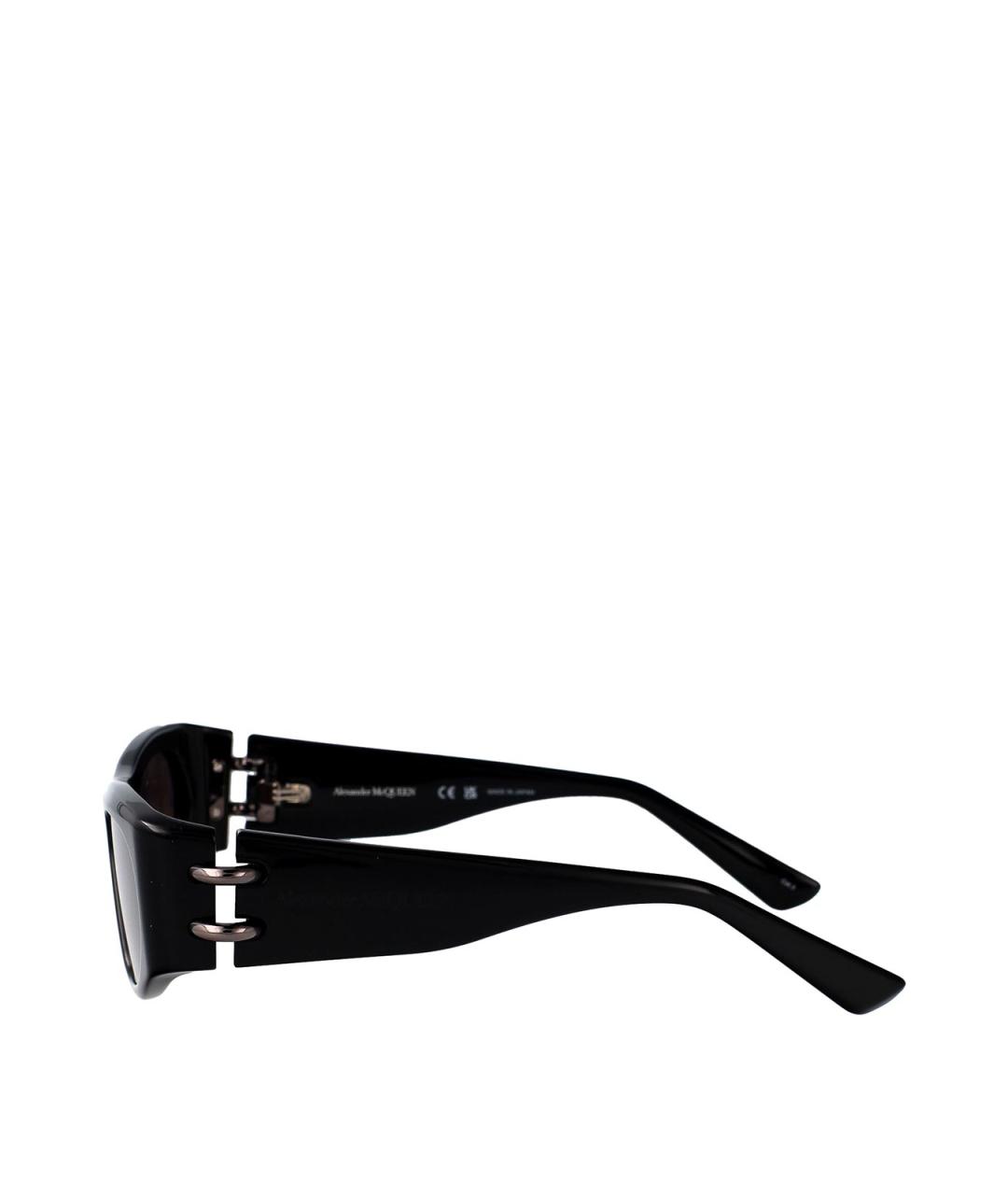 ALEXANDER MCQUEEN Черные солнцезащитные очки, фото 3