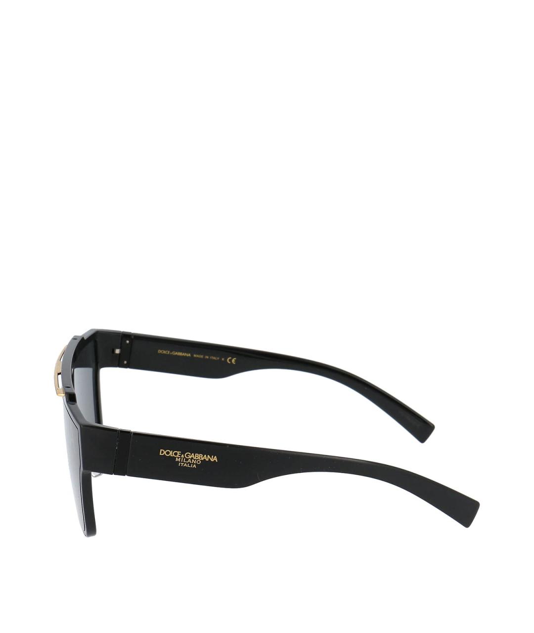 DOLCE&GABBANA Черные солнцезащитные очки, фото 3