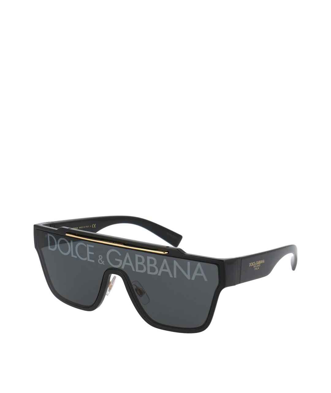 DOLCE&GABBANA Черные солнцезащитные очки, фото 2